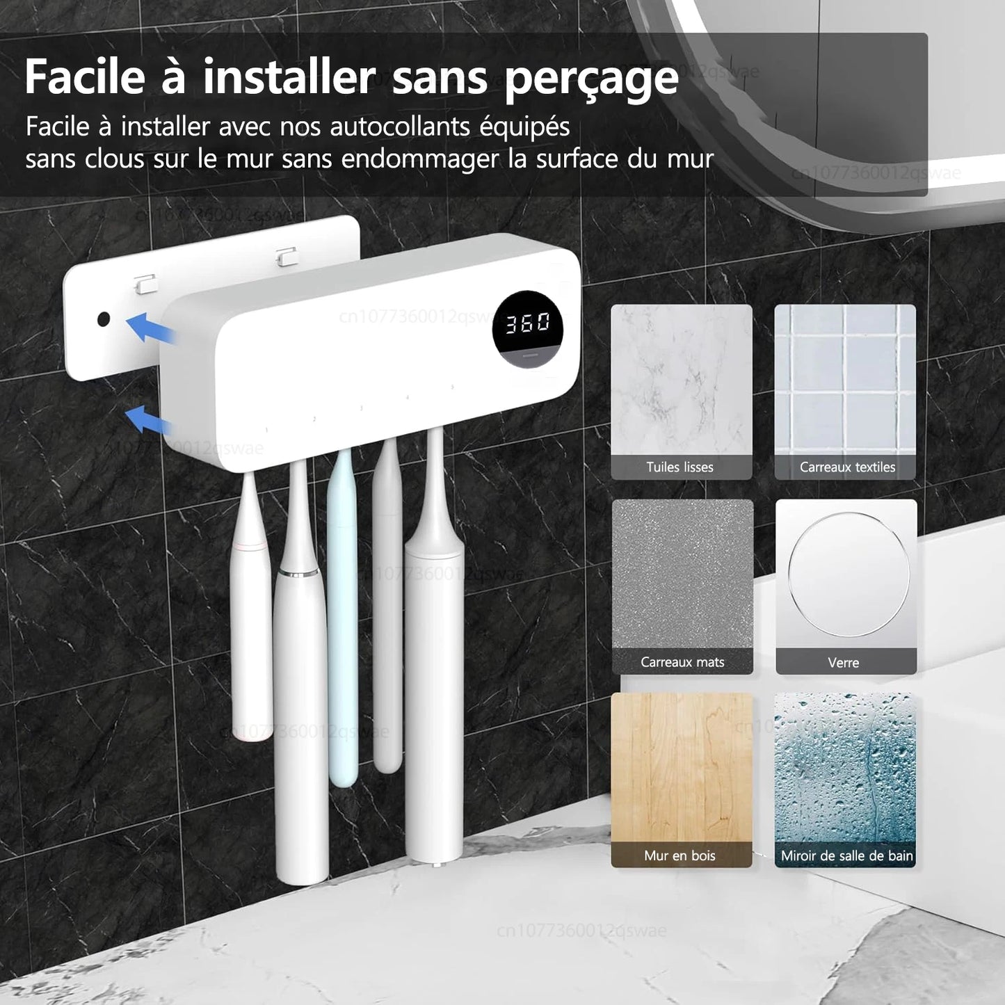 Stérilisateur de brosse à dent