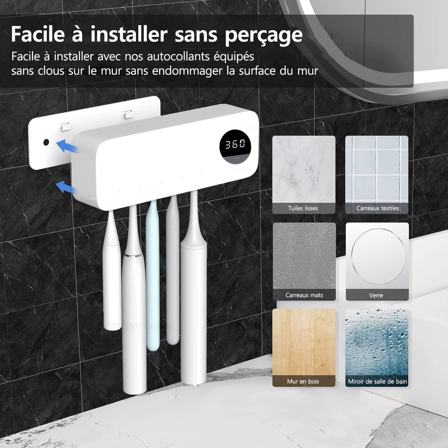 Stérilisateur de brosse à dents