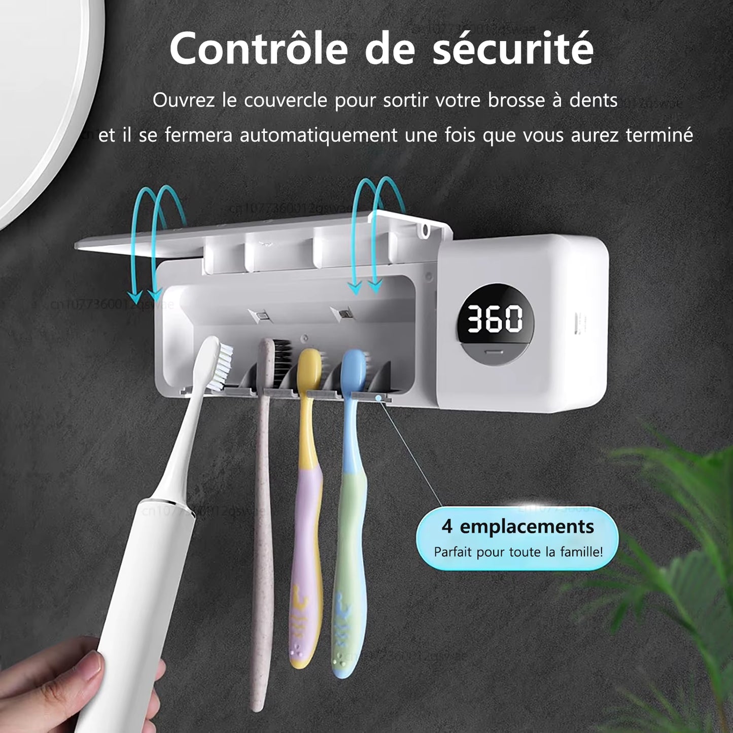 Stérilisateur de brosse à dents